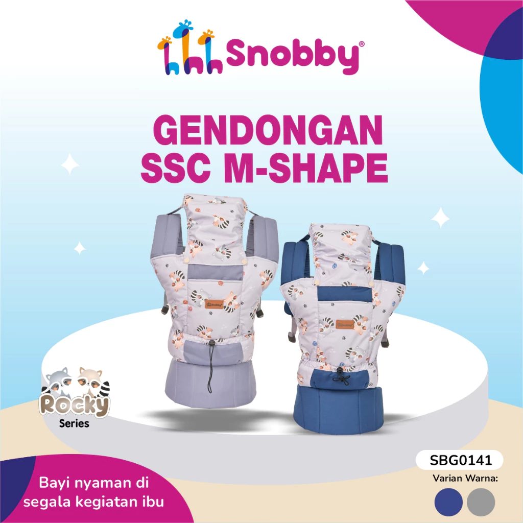 Jual Snobby Gendongan Bayi Ransel SSC M-Shape ROCKY SBG 0141 / Snobby ...