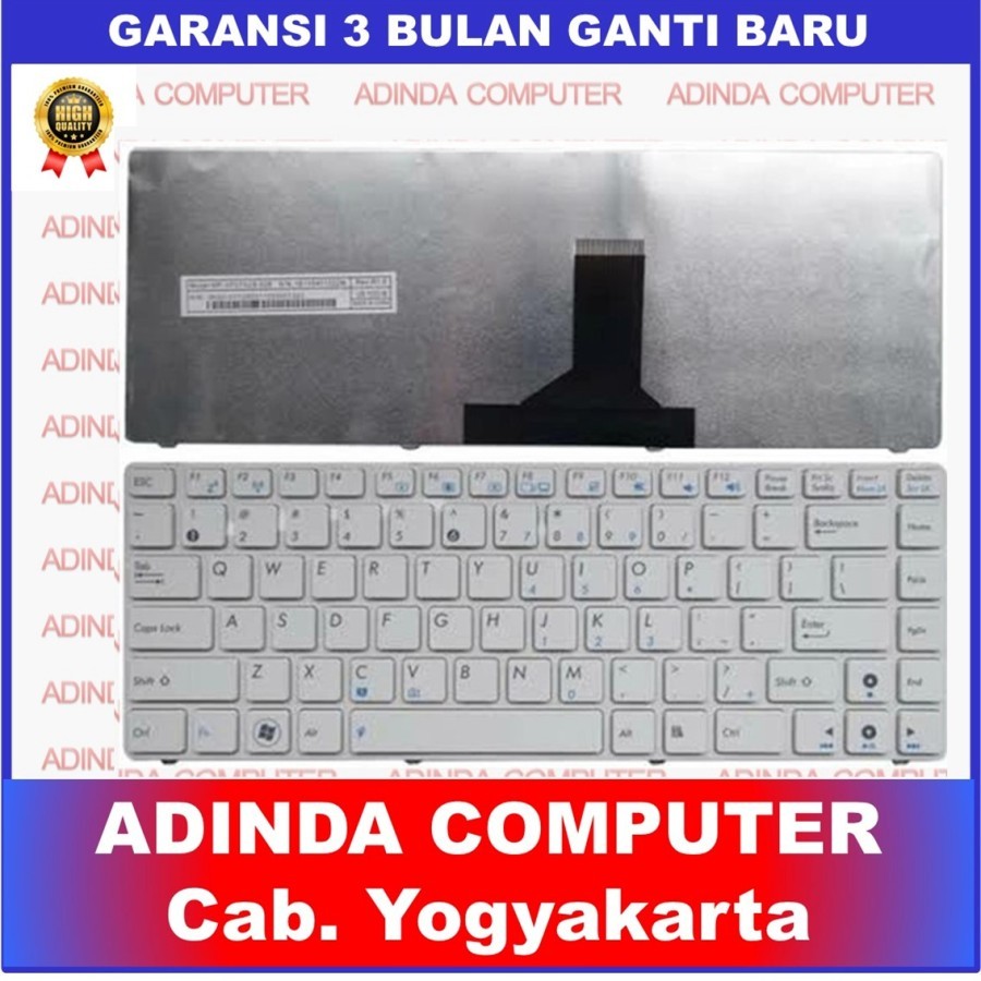 Jual Keyboard Asus K43 X45 X45A X45C X45U X84 X84H X84L A43JN Putih ...