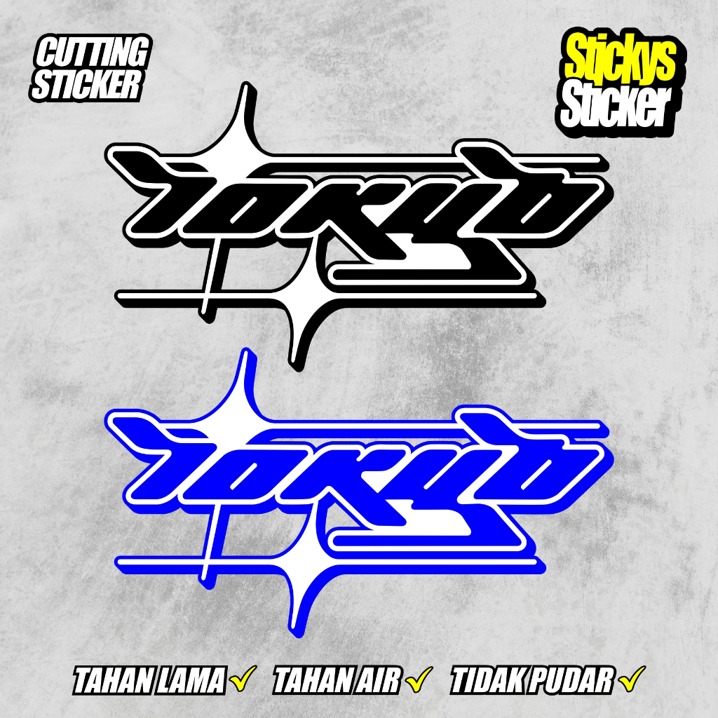 Jual Sticker TOKYO STYLE cutting sticker TOKYO JAPAN 13 pilihan warna ...