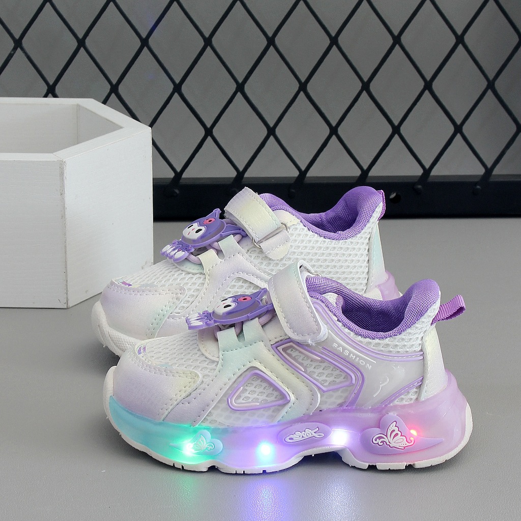 Jual Sepatu Lampu LED Anak Perempuan Sneakers Kuromi - FLT133 | Shopee ...
