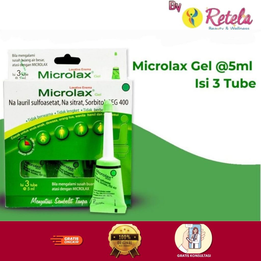 Jual MICROLAX GEL TUBE 3 X 5 ML | Shopee Indonesia