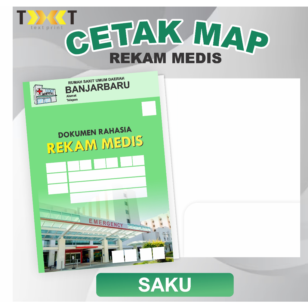 Jual JUAL CETAK MAP CUSTOM MAP DINAS MAP REKAM MEDIS | Shopee Indonesia