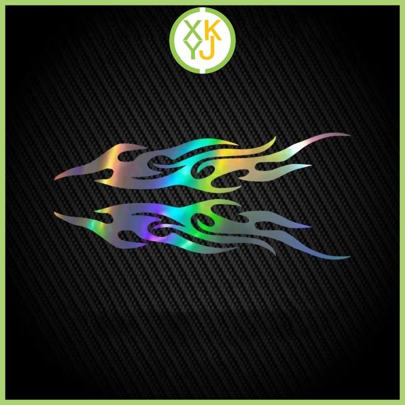 Jual XYKJ Stiker Variasi Api Stiker Body Mobil Stiker Laser Mobil Keren ...