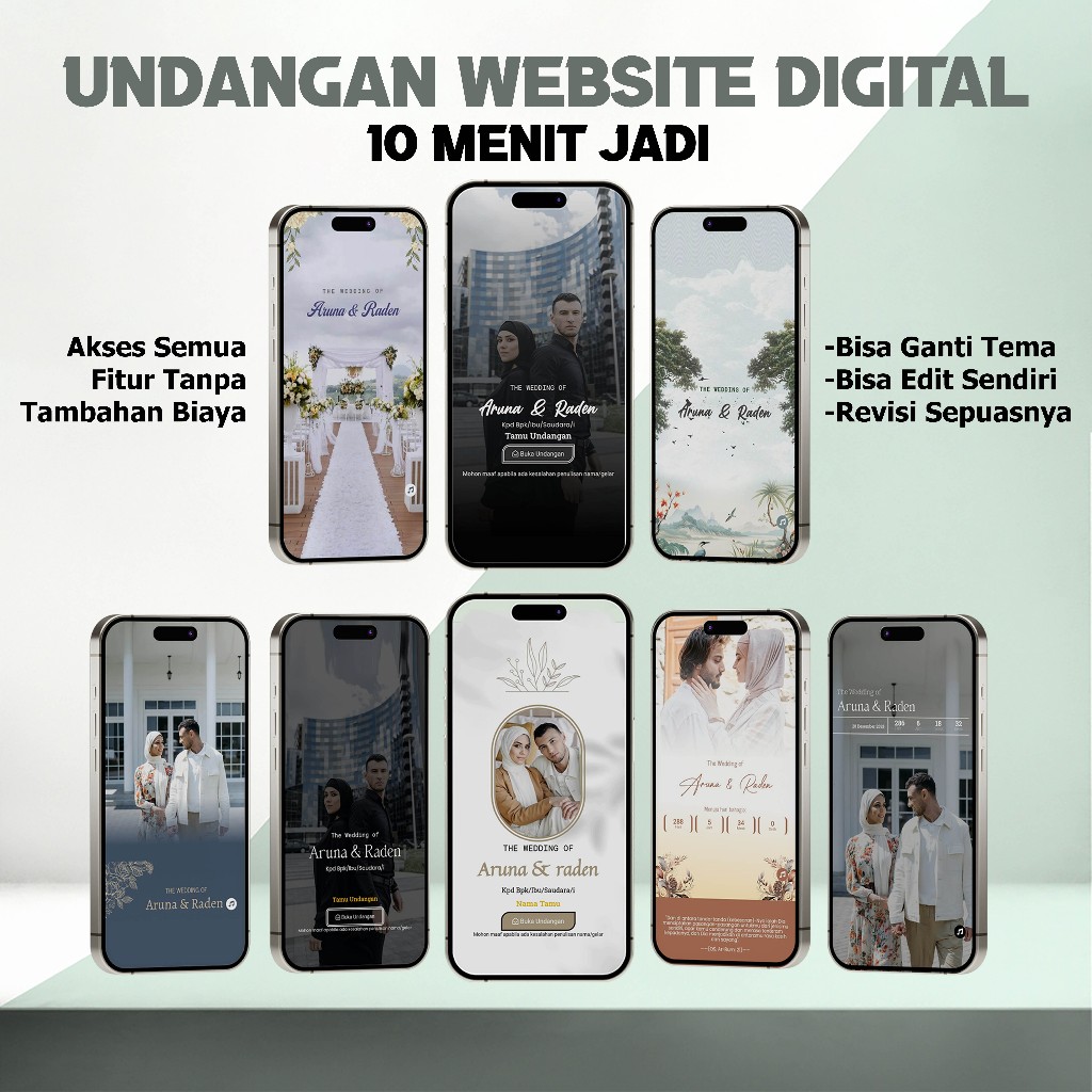 Undangan Website Digital Murah | Pernikahan | Ulang Tahun | Aqiqah | Khitan
