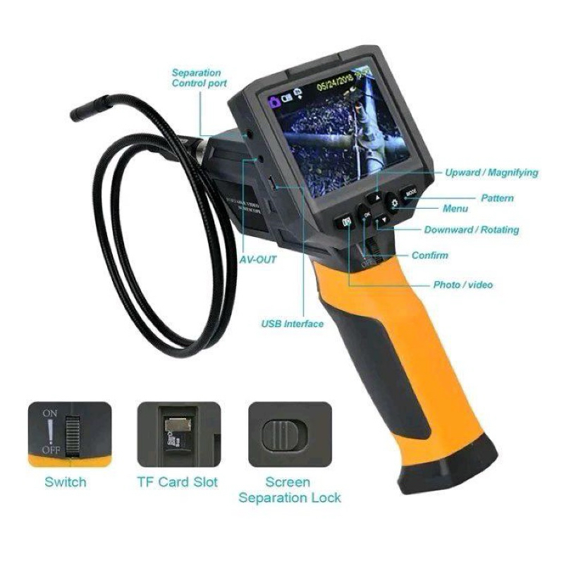 Jual HTI HT-660 Portable Video Borescope HT660 | Shopee Indonesia