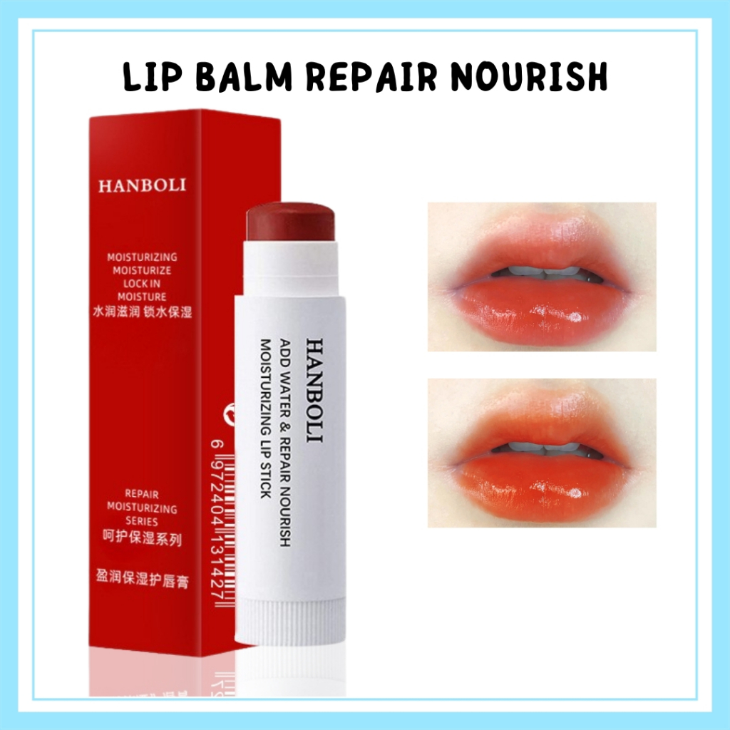Jual HANBOLI Repair Nourish Lip Balm Moisturize 2 Colors Pelembab Bibir ...