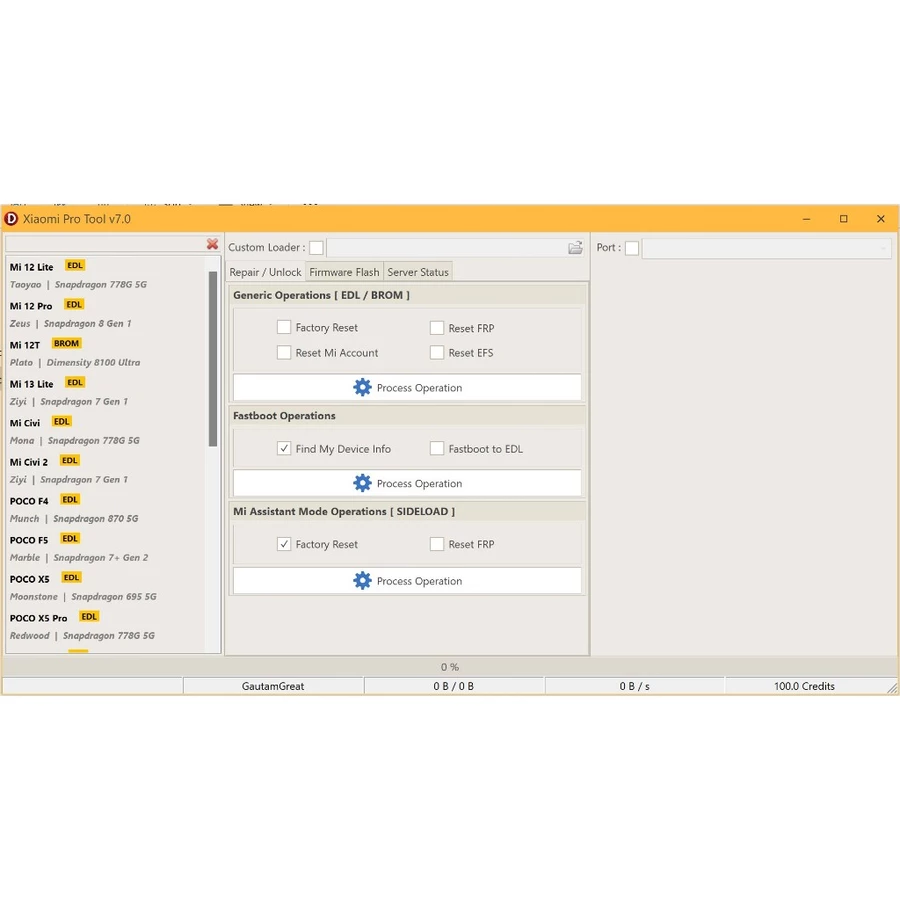 Xiaomi pro tool XPT Buy Credits Fast! Auth