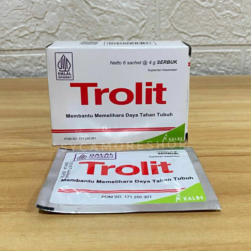 Jual Trolit Box isi 6 sachet Suplemen elektrolit booster trombosit ...
