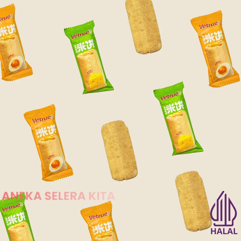 Jual [fashion518] Vetrue Taiwan Flavour Rice Crackers Rasa Salted Egg ...