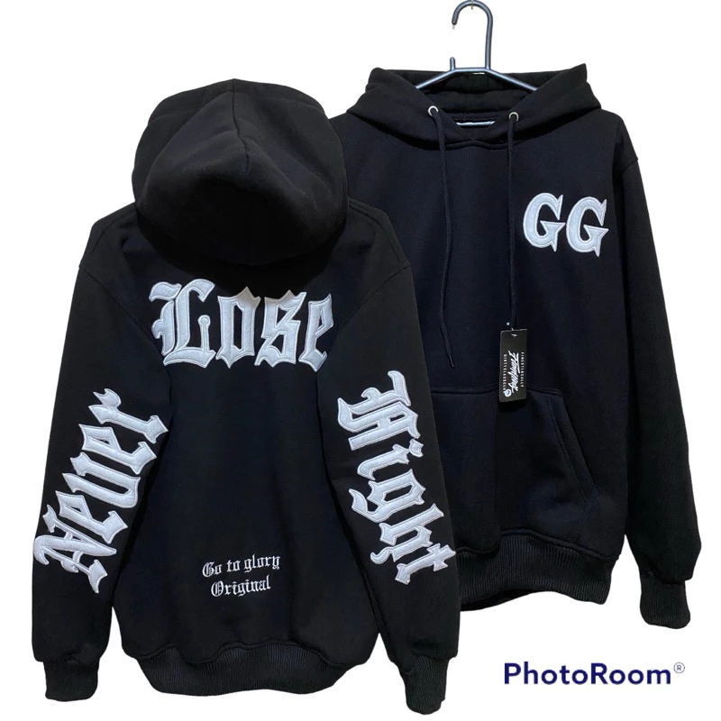 Hoodie Pria GG Never Lose Fight