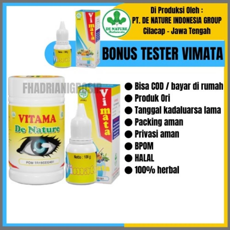 Jual Vitama De nature bonus vitama obat sakit mata rabun katarak ...