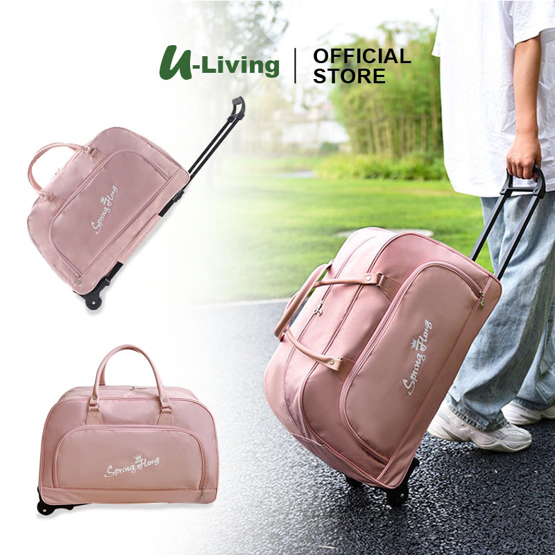 Jual U-Living Tas Trolley Duffel Tas Koper Perjalanan Tas Travel Troli ...