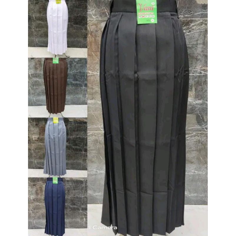 Jual rok sekolah full rempel SMP. SMA varian warna bahan adem di pake ...