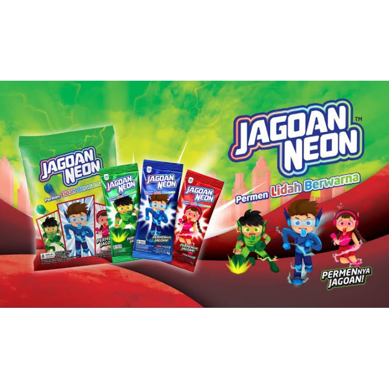 Jual PERMEN JAGOAN NEON 500 / 1 RENCENG ISI 12 PCS | Shopee Indonesia