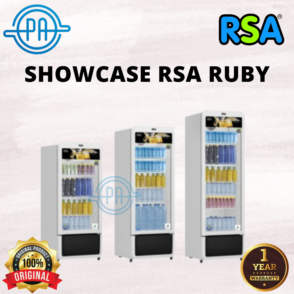 Jual SHOWCASE RSA RUBY 200 / 240 / 300 SHOWCASE COOLER RUBY-200 / RUBY ...