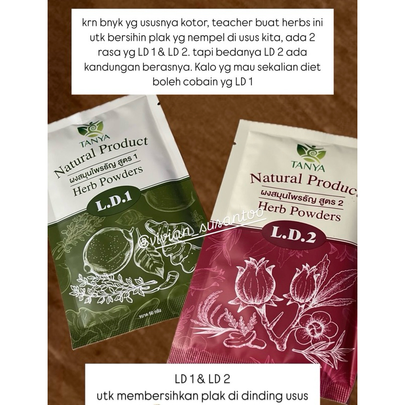 Jual Herbs Powder Tanya Samui | Shopee Indonesia