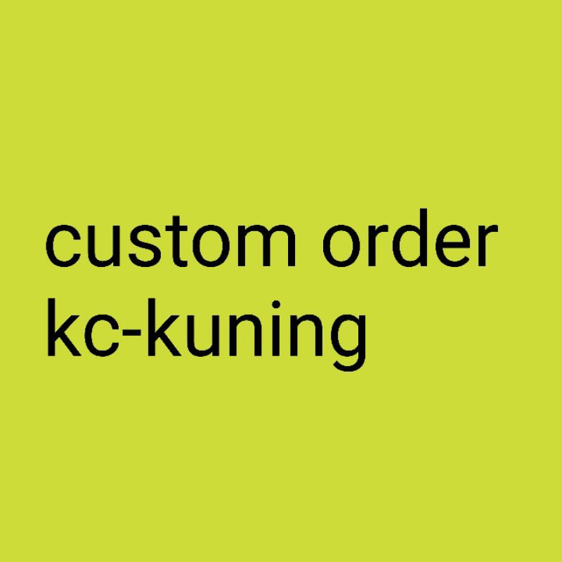 Jual Custom label Kc warna kuning/oren per 20 biji | Shopee Indonesia