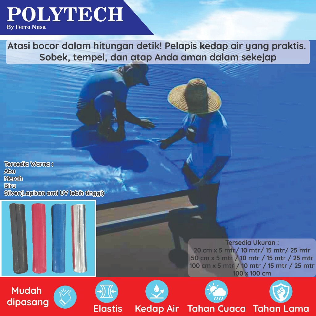 Jual Waterproofing Membrane Self Adhesive Sticker Anti Bocor dan Rembes ...