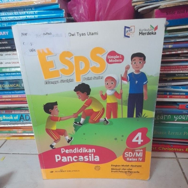 Jual BUKU ESPS PENDIDIKAN PANCASILA UNTUL KELAS 4 SD KURIKULUM MERDEKA ...