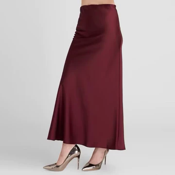 DUNEYA Rok Satin Silk Premium Satin Skirt Midi Lenght Panjang Rok Slik Korean Style Basic Wanita