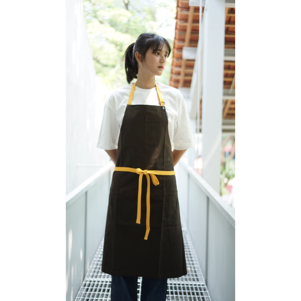 Jual Two-Tone Apron / Chef Apron / Kitchen Apron / Aksara Apron ...