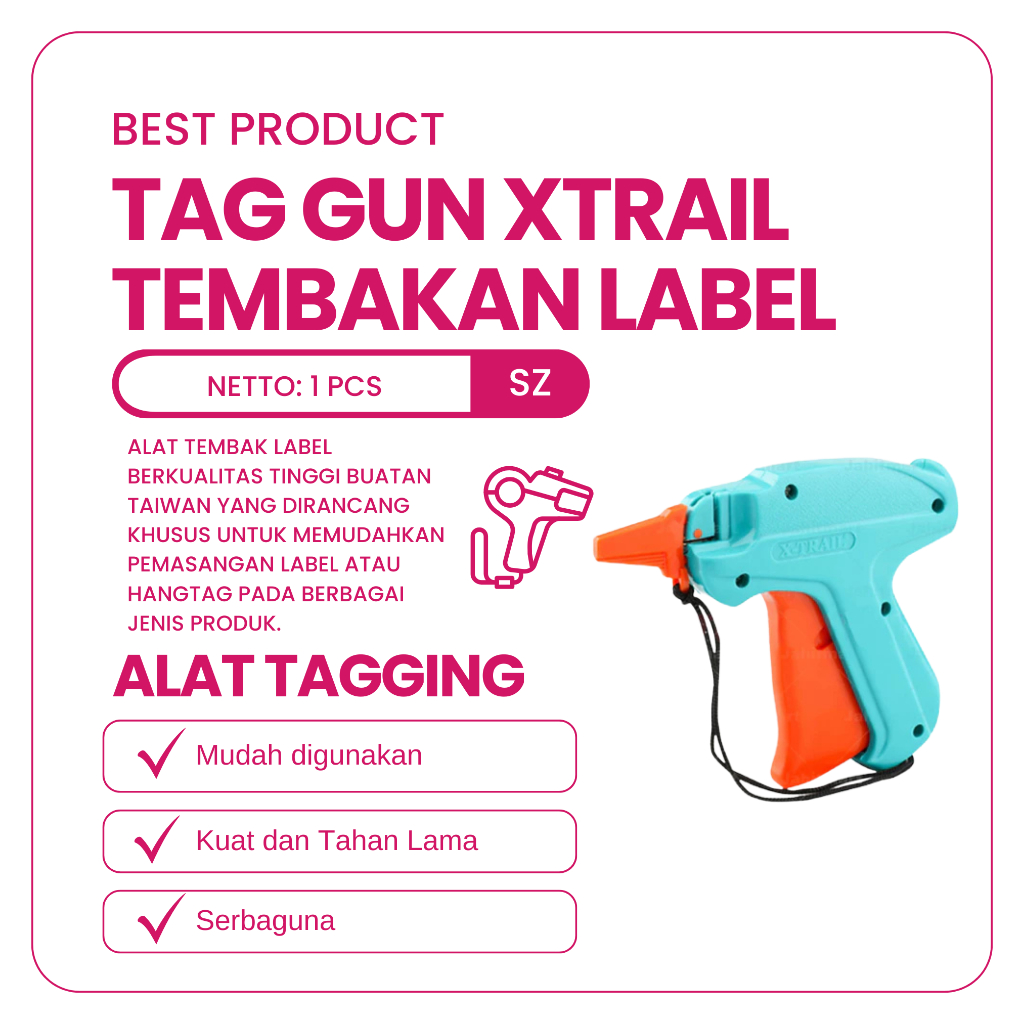 Jual Tag Gun Xtrail/Tembakan Label by Xtrail | Shopee Indonesia