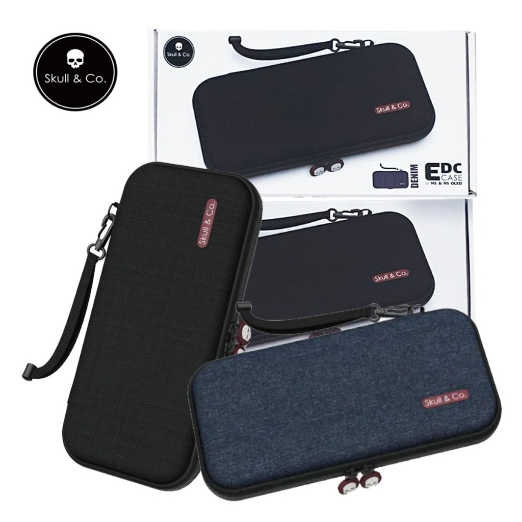 Jual Skull & Co Tas Storage Case Pouch Nintendo Switch OLED V1 V2 Steam ...