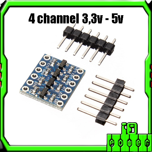 Jual [READY STOCK] Logic Level Converter 4 Channel Bi-Directional 5V 3 ...