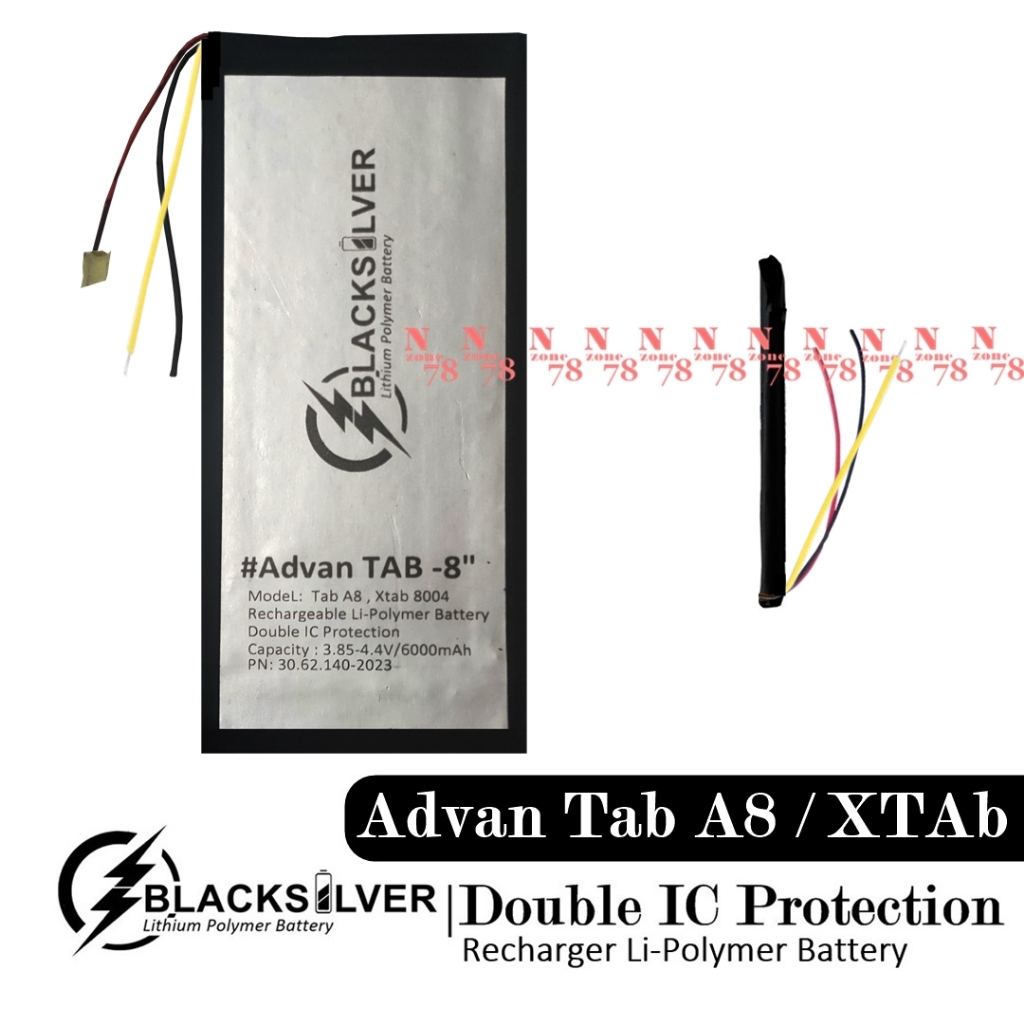 Jual Baterai Tablet Advan Tab XTab 8004 8 inchi Double IC Protection ...