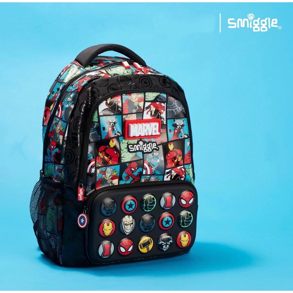 KINOKIMI - 2in1 TAS SEKOLAH ANAK SMIGGL KEREN TAS RANSEL ANAK TAS ANAK SEKOLAH RANSEL SEKOLAH