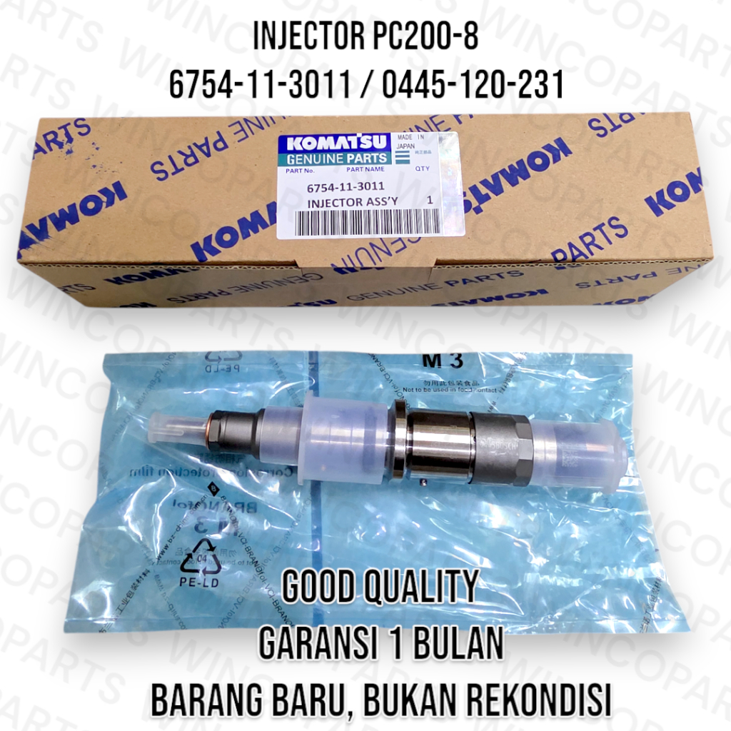 Jual Injector PC200-8 PC200-10 Injektor PC200-8 6754113011/6754113102 ...