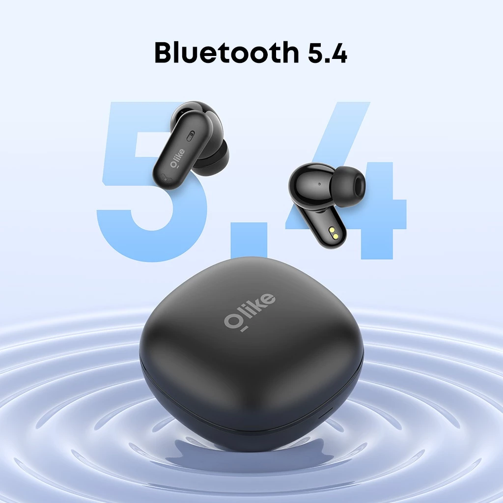 OLIKE TWS T302 + LED Battery Display 45 Jam Playing Time Earphone Bluetooth 5.4 | Headset Stereo Bass Max