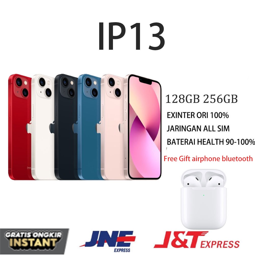 Jual HP13 IPhone 128GB/256GB ip13 LIKE NEW Second BEKL 100% MULUS ...