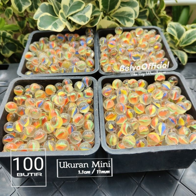 Jual Kelereng MINI / KECIL mainan Jadul 90an unik 100 pcs | Shopee ...