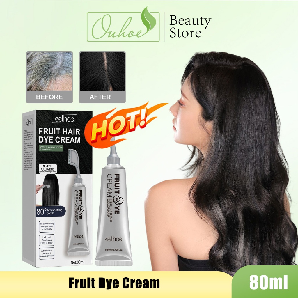 Jual EELHOE Fruit Dye Cream 80ml Fruit Hair Dye Cream/Fruity Cream ...
