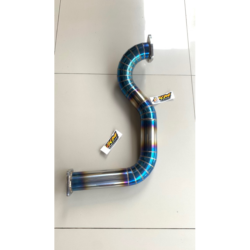 Jual downpipe truk dyna leher angsa knalpot dyna 110DT 130HT hino dutro ...