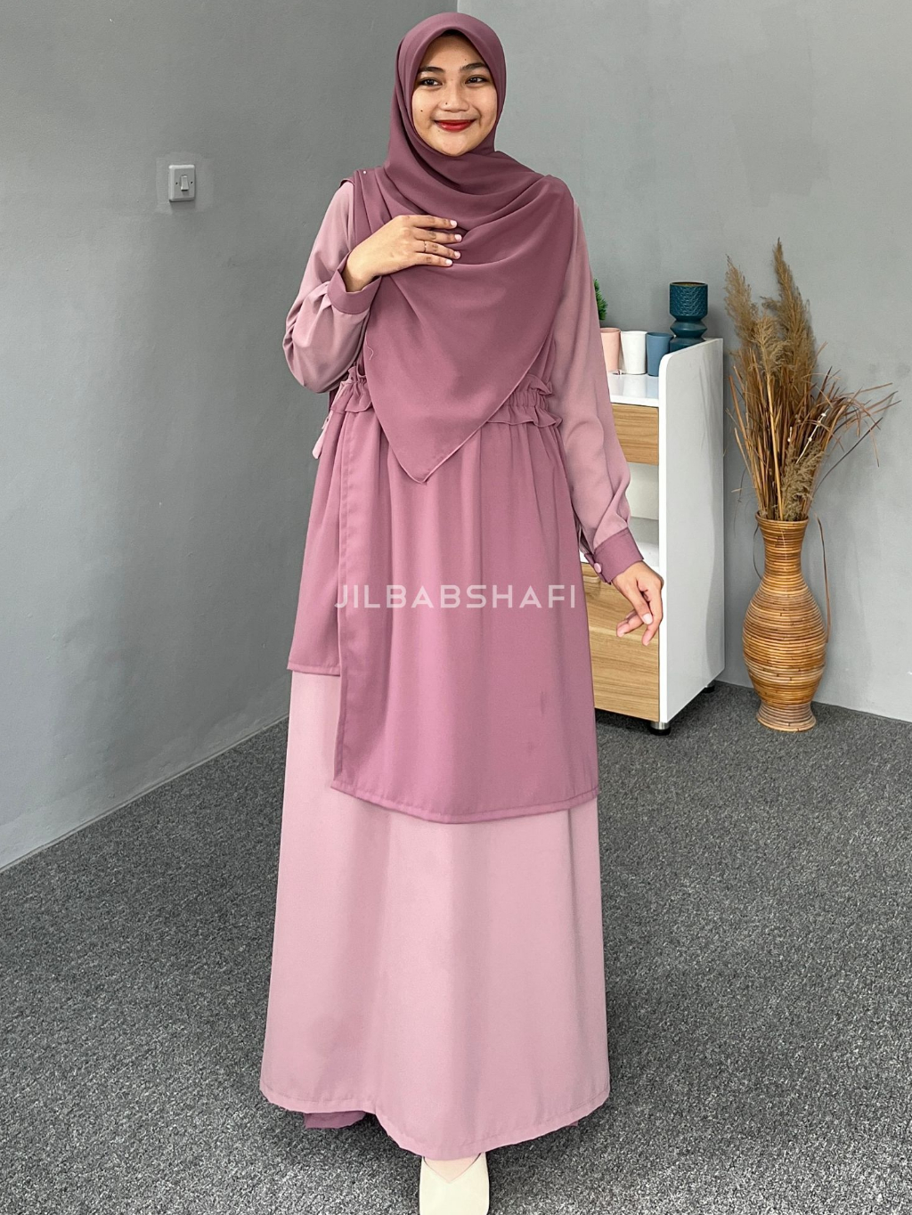 Jual GAMIS DRIYA KOREAN DRESS JILBABSHAFI | Shopee Indonesia