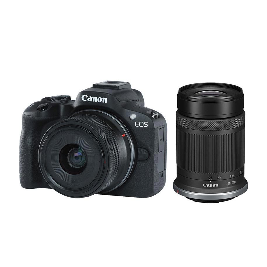Jual Canon EOS R50 kit 18-45mm + 55-210mm Mirrorless Camera EOS R 50 ...