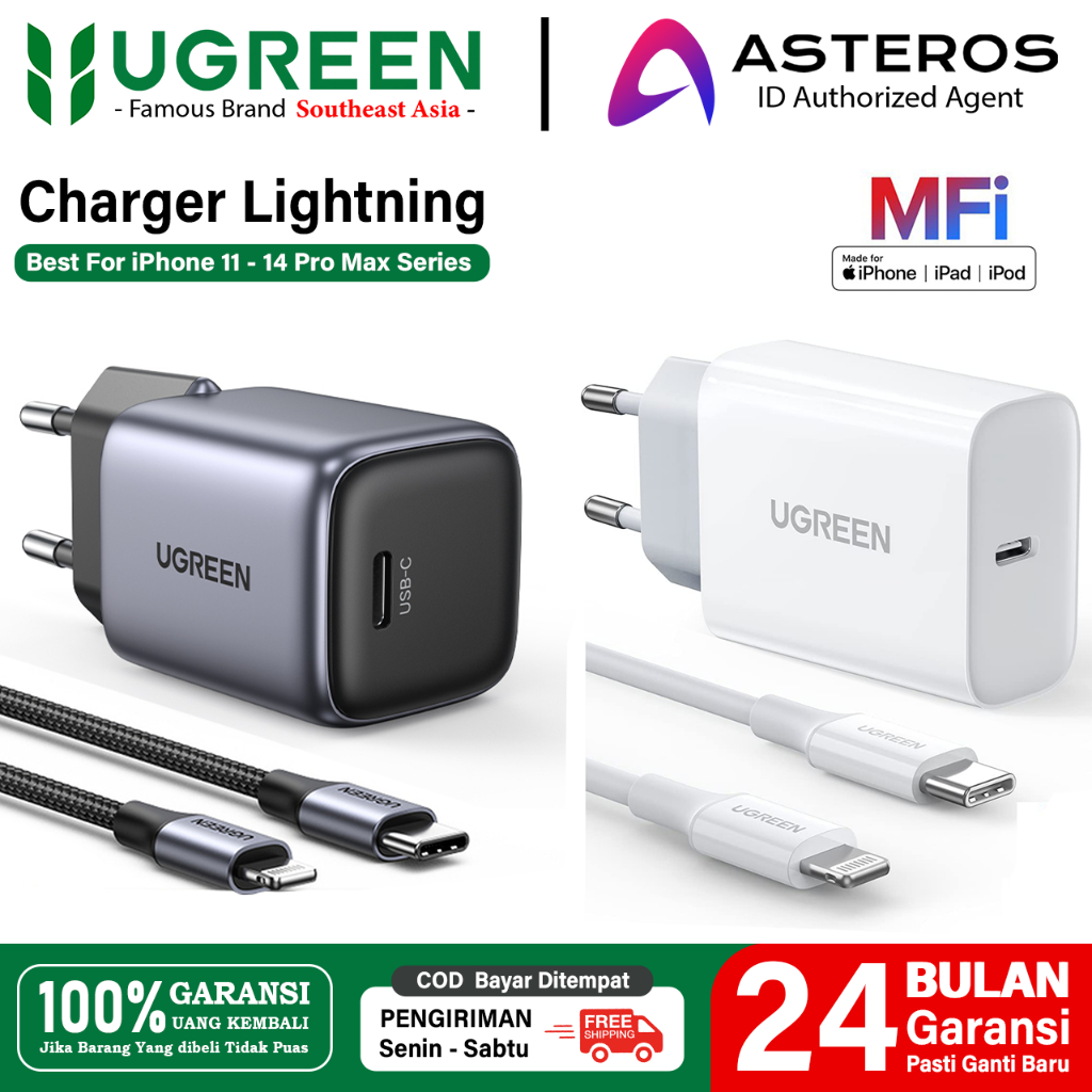 12 Pro Max Casan Iphone Mfi Ugreen Kabel Charger MFI Untuk Iphone