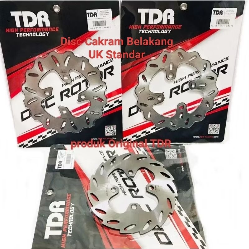 Jual Disc Cakram Belakang TDR Racing Supra X 125Fi Sonic CS1 Blade New ...