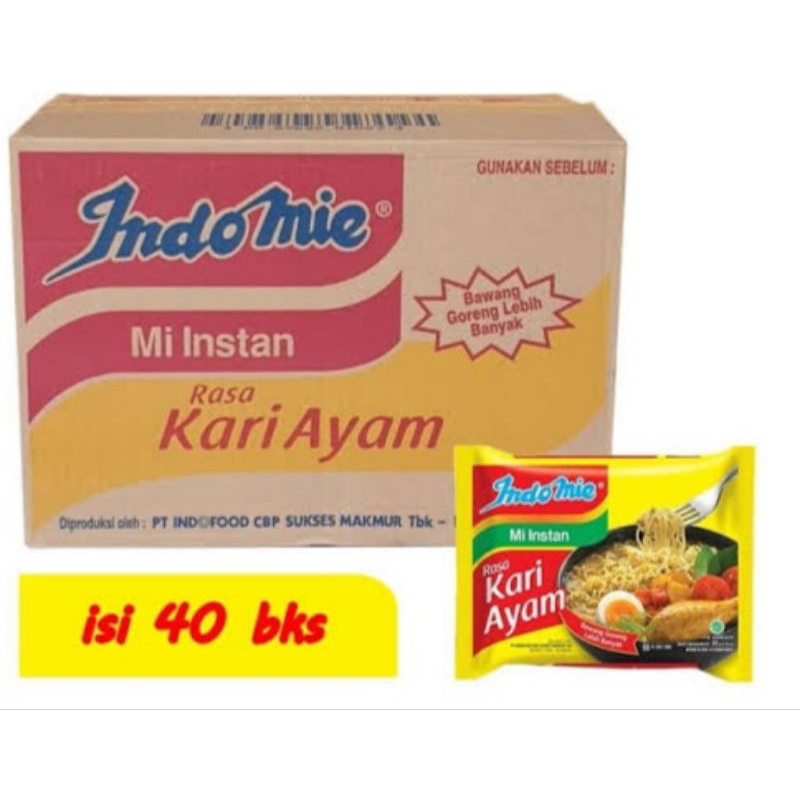 Jual INDOMIE KARI AYAM 1 KARDUS | Shopee Indonesia