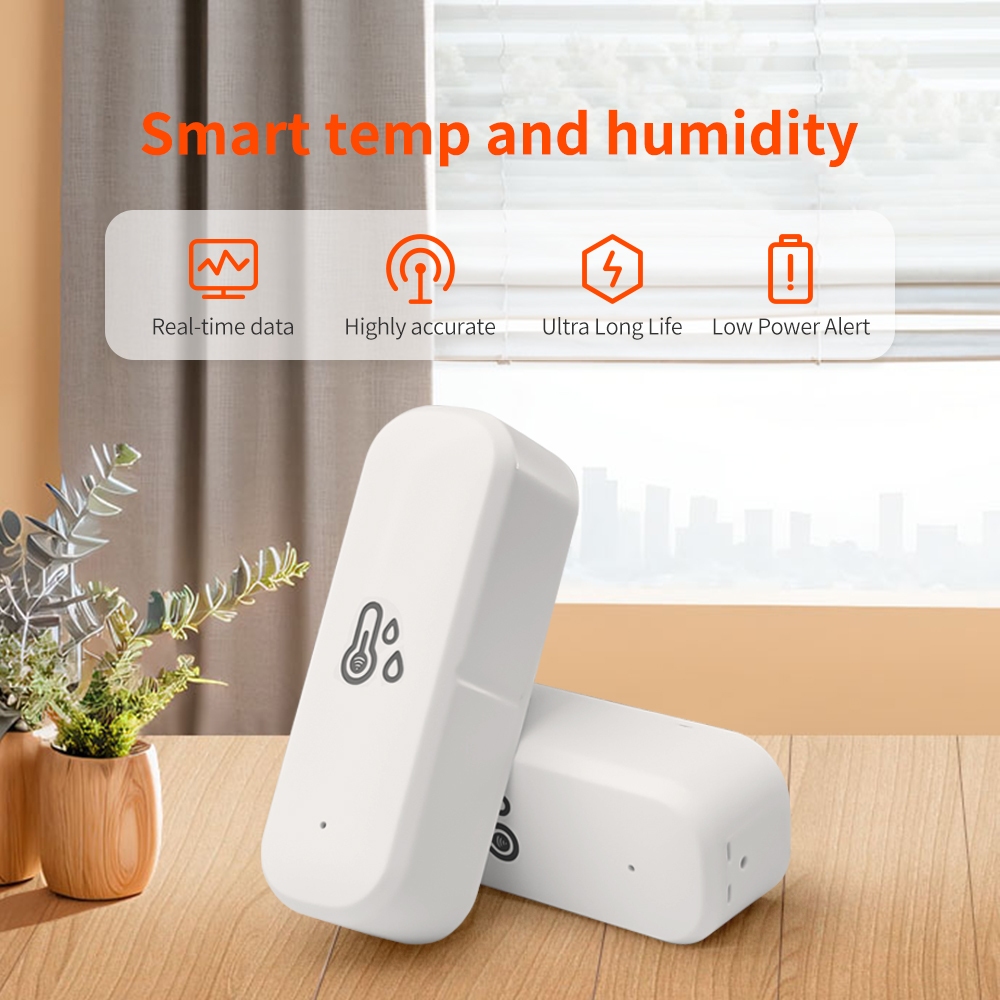 Jual Tuya WiFi Temperature and Humidity Sensor Smart Home Remote ...