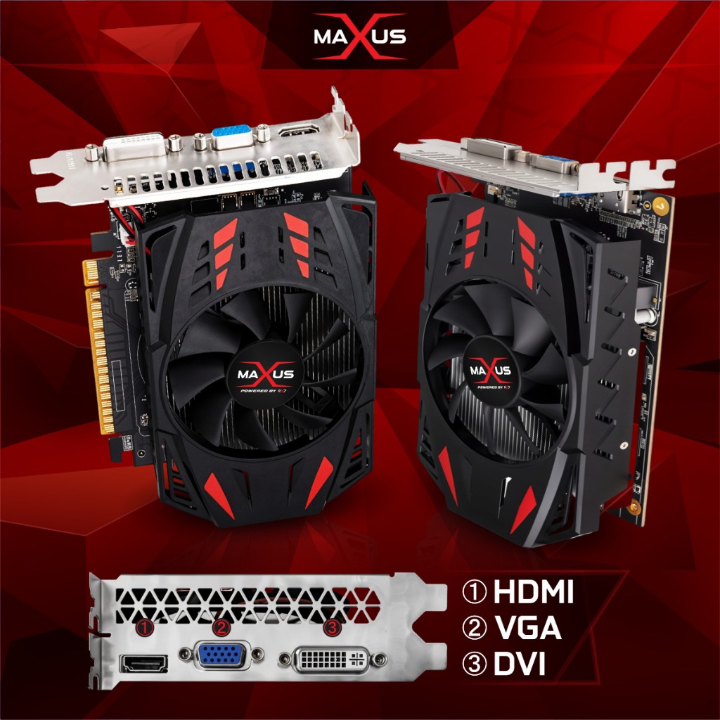 Jual VGA MAXUS GTX 750 Ti 4GB GDDR5 128 BIT REAL CAPACITY RESMI ...