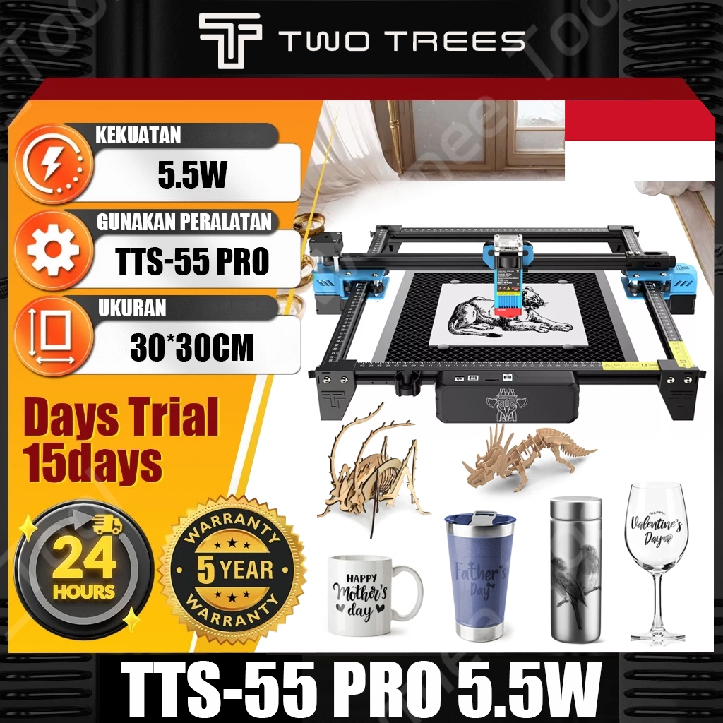 Twotrees TTS-55 Pro Laser-Gravierer (5-5.5W) – Id Produktbild-Vorschau 4