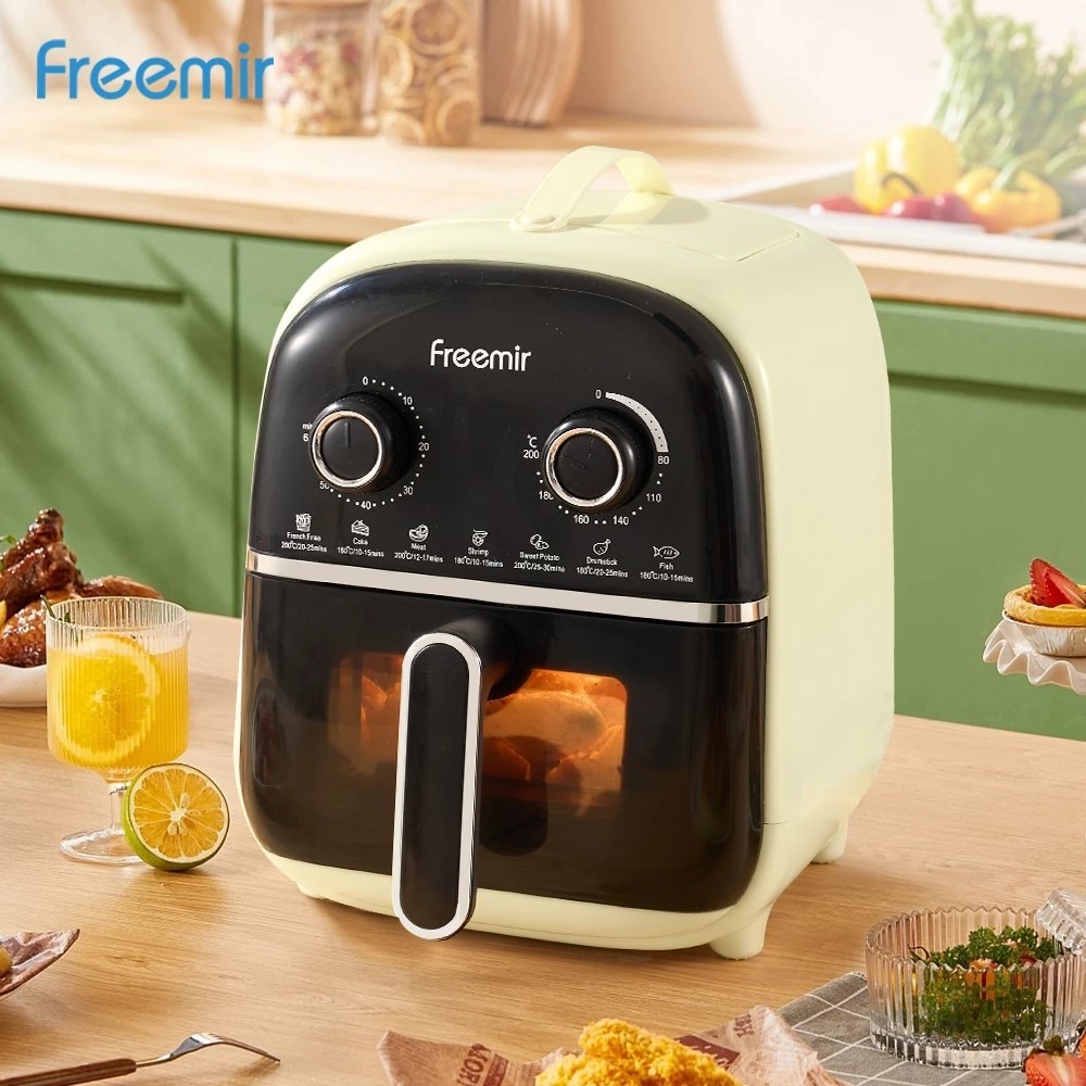 Jual WS-FM0087 freemir Air Fryer knob 4L Oven Penggoreng Makanan 600W ...