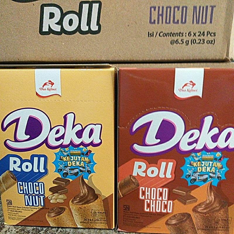 Jual DK Deka wafer rol box 8gr | Shopee Indonesia