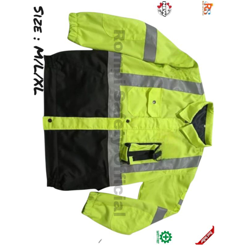 Jual JAKET SAFETY / SAFETY JACKET / SEMI JAKET SAFETY / WEARPACK ...