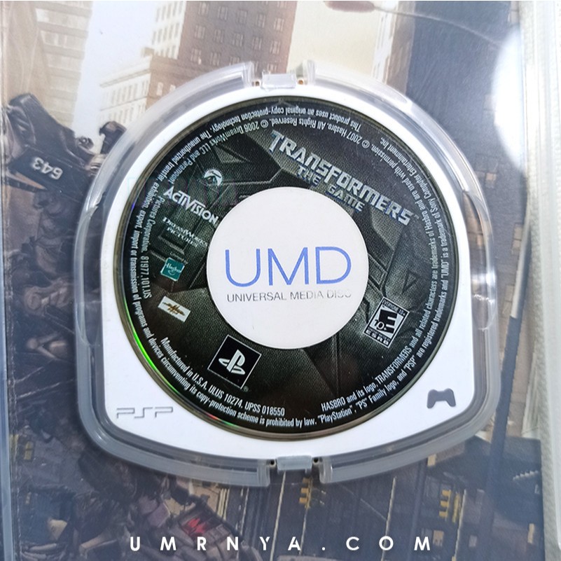 Jual PSP UMD Transformers The Game Kaset CD Disk PS Games Playstation ...