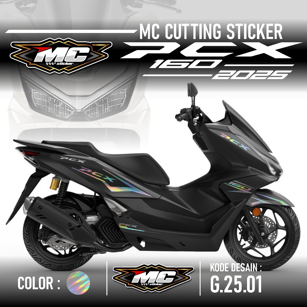 Jual Cutting Sticker Striping PCX 160 NEW 2025 - Aksesoris Motor Stiker ...