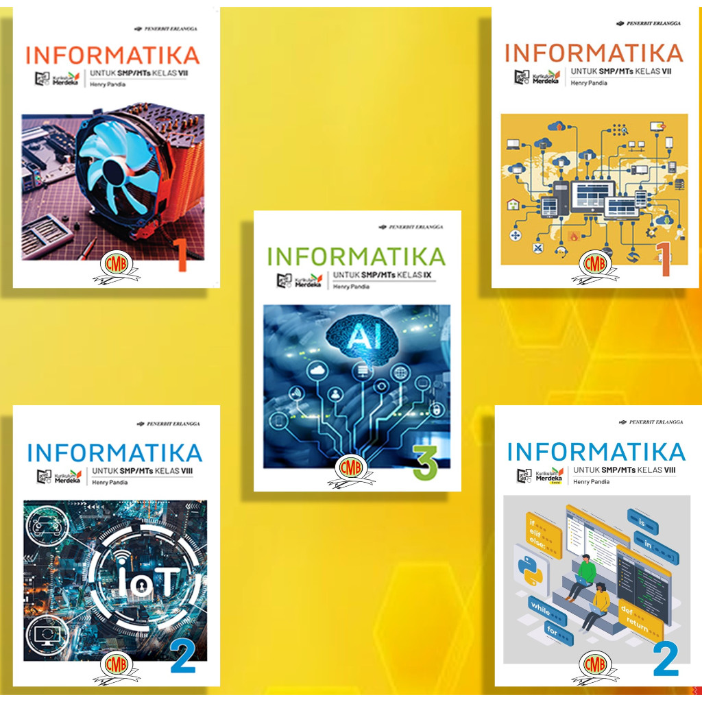 Jual [Penerbit Erlangga] Informatika Kelas 7, 8 & 9 Kurikulum Merdeka ...